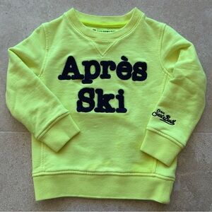 MC2 Saint Barth Vibrant Yellow Kids Sweatshirt Apres Ski